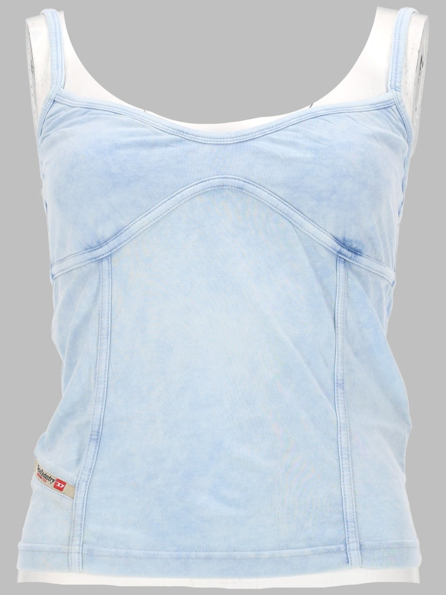 Diesel Women Top "T-Ony" In Denim