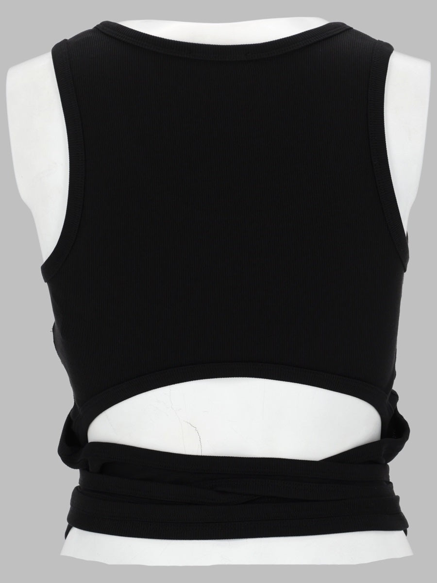 Diesel Women Crop Top "T-Anky-Tail" Con Lacci DIESEL