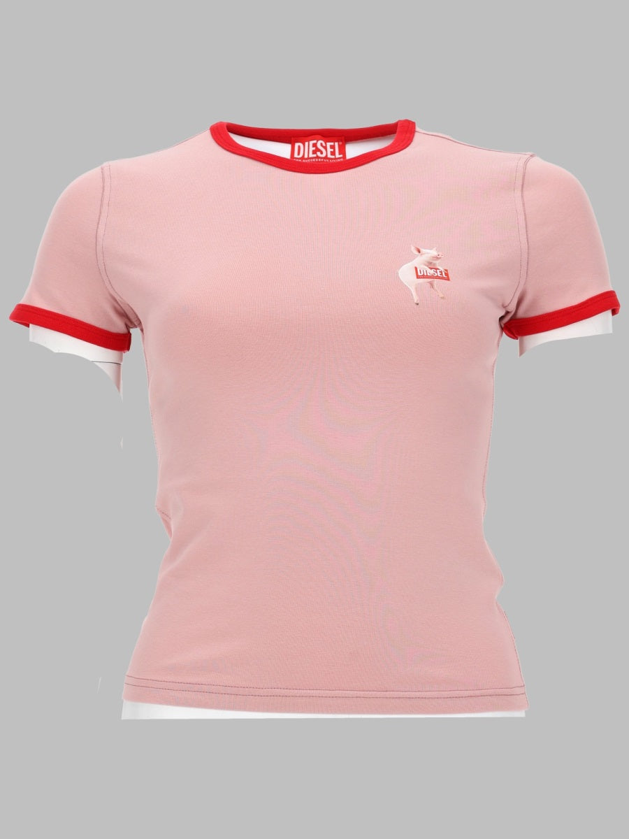 Diesel Women T-Shirt Con Stampa DIESEL