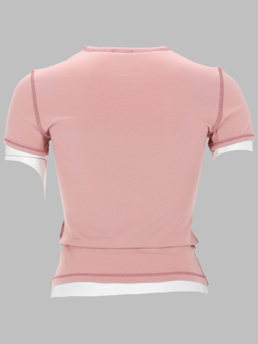 Diesel Women T-Shirt Con Stampa A Cuore E Borchie DIESEL