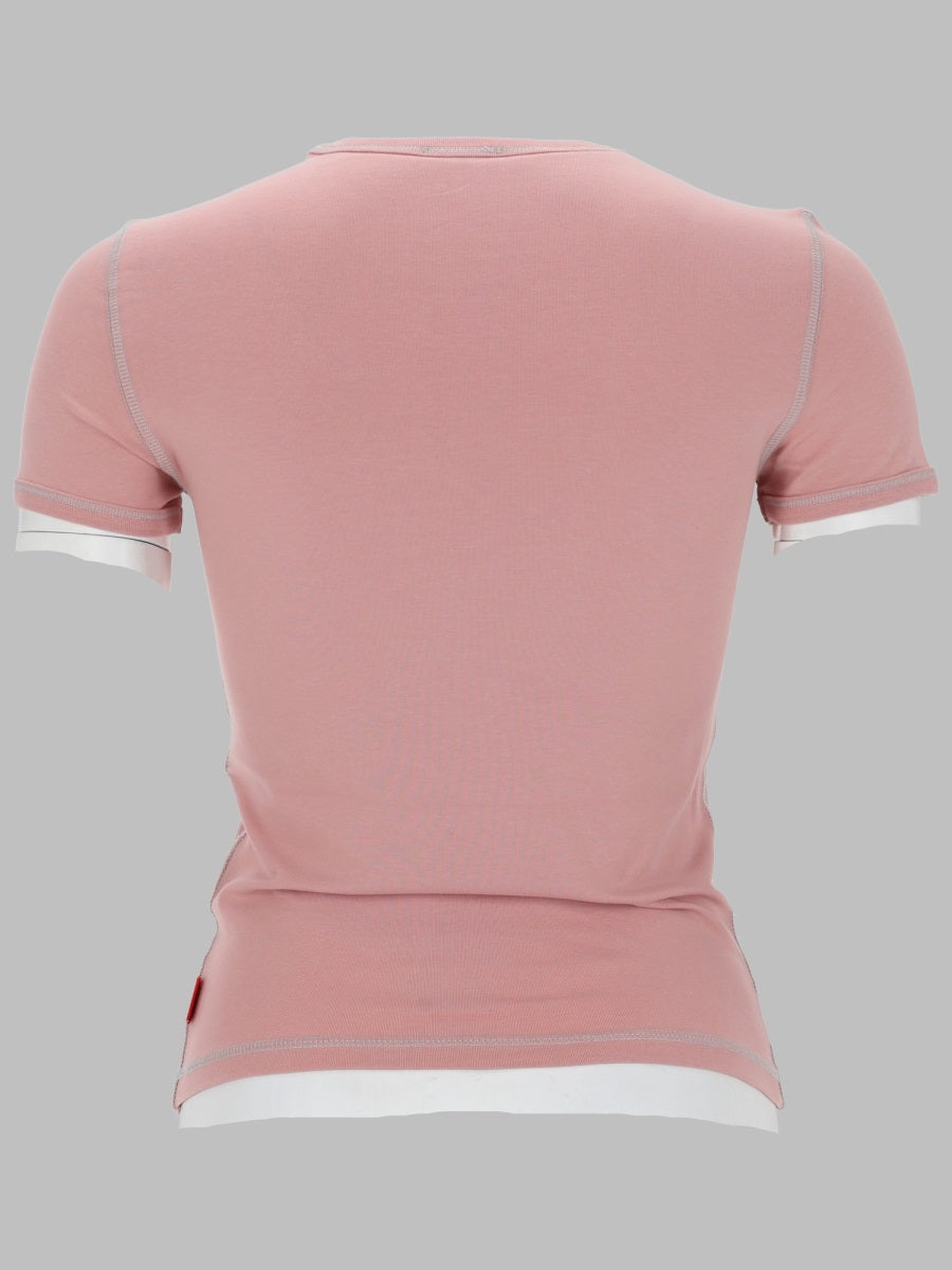 Diesel Women T-Shirt Con Logo Effetto Graffiti DIESEL