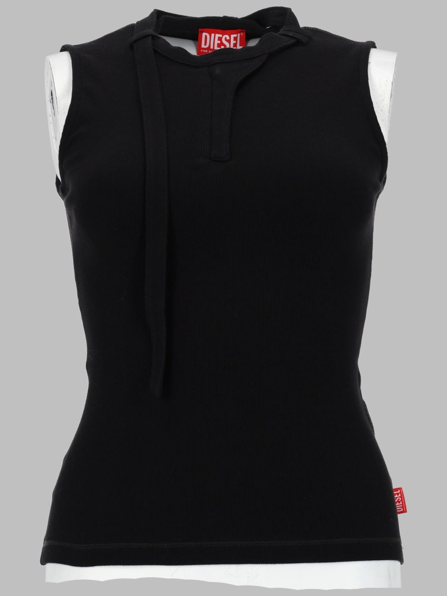 Diesel Women Top "T-Iara" In Jersey DIESEL