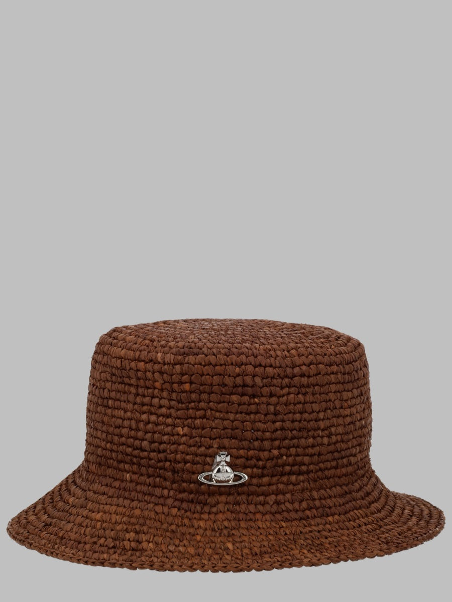Vivienne Westwood Women Cappello "Bucket" In Rafia VIVIENNE WESTWOOD