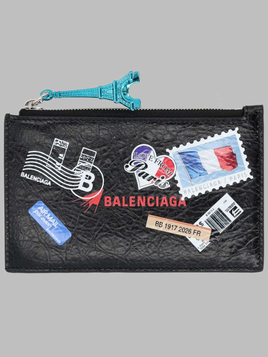 Balenciaga Men Portamonete Con Portacarte In Pelle BALENCIAGA