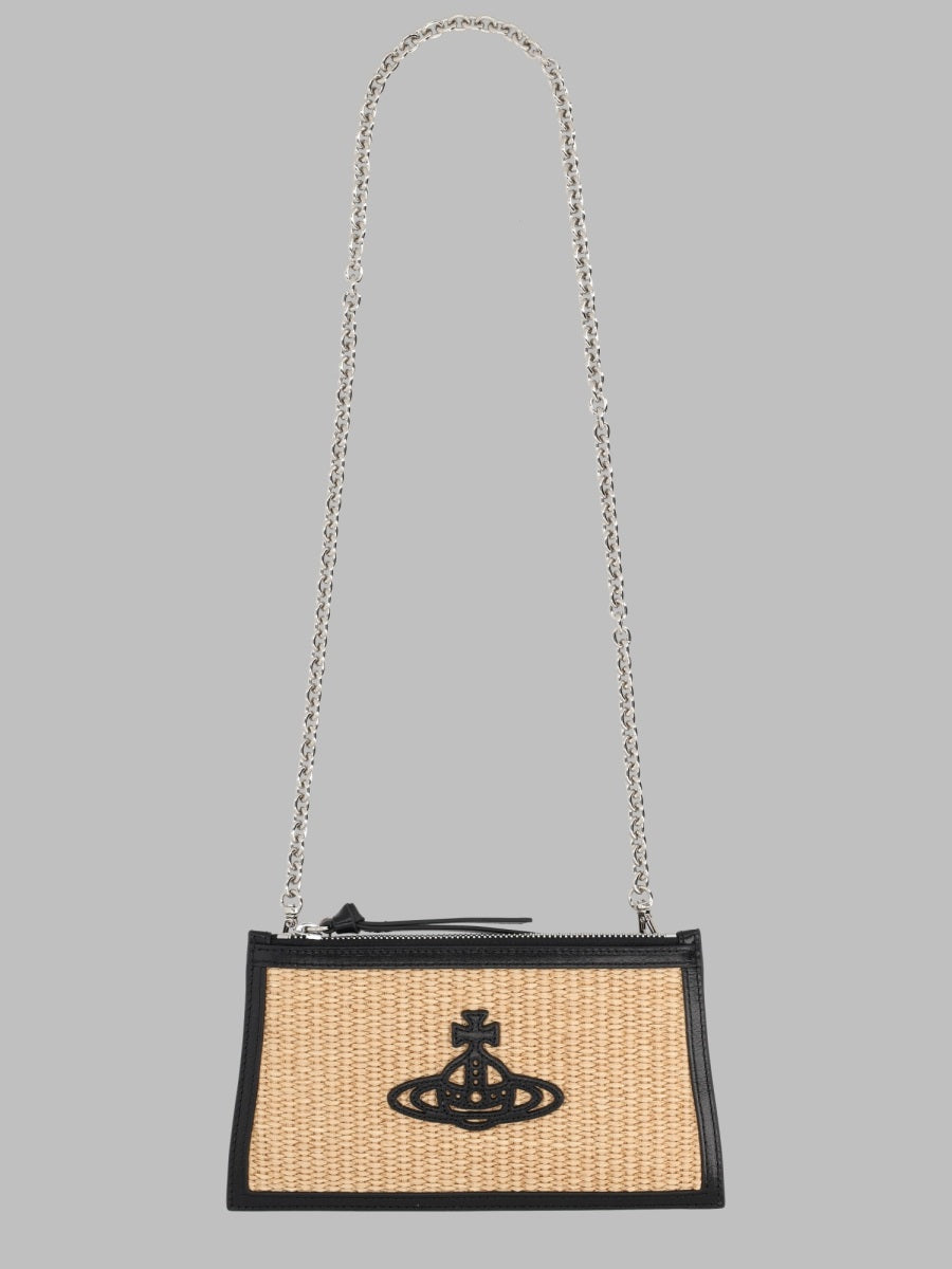 Vivienne Westwood Women Borsa Clutch "Flat Small" Intrecciata VIVIENNE WESTWOOD