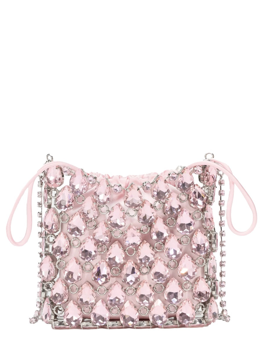 Self-Portrait Women Borsa Mini In Maglia Metallica Con Cristalli SELF-PORTRAIT