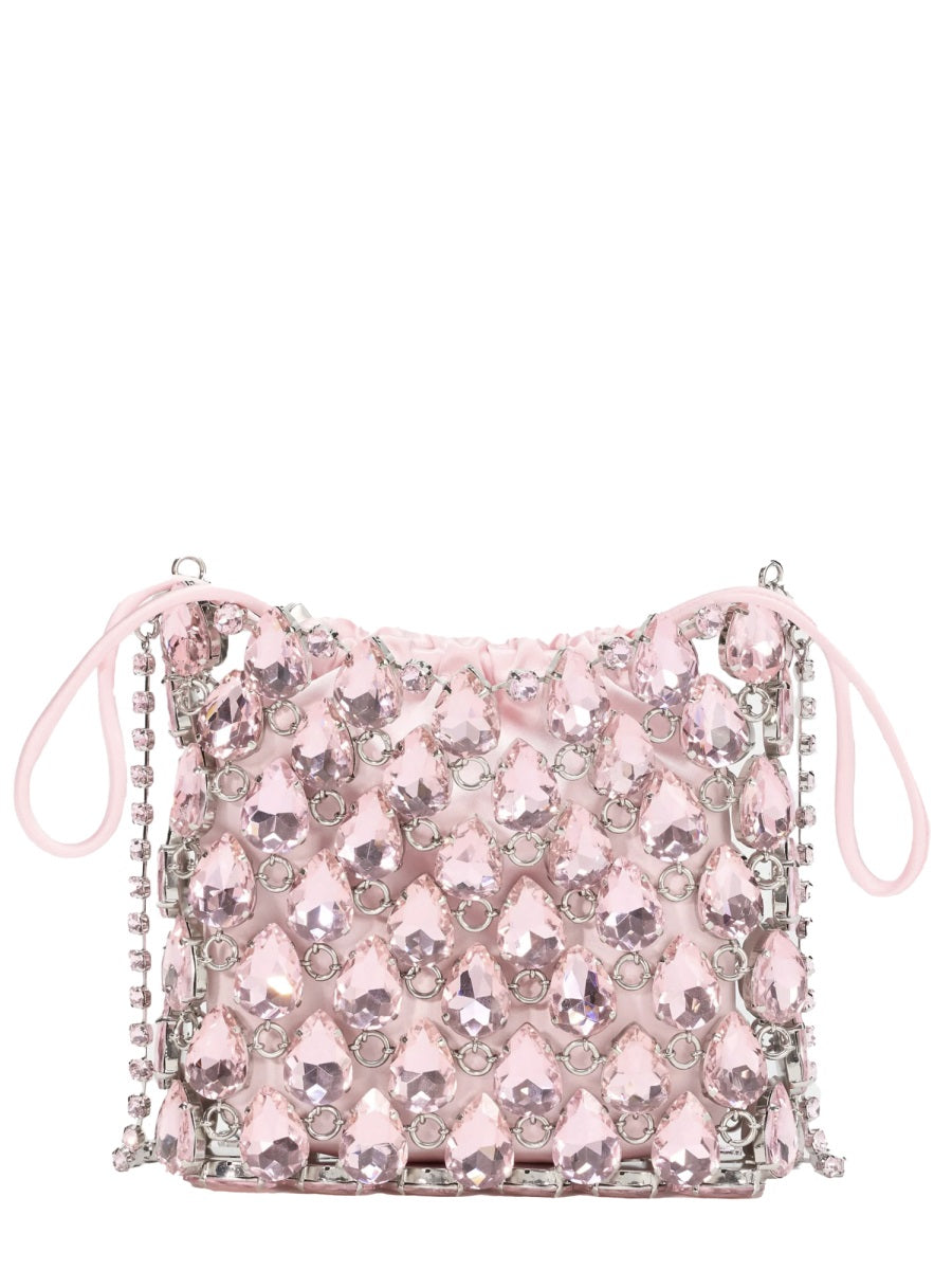Self-Portrait Women Borsa Mini In Maglia Metallica Con Cristalli SELF-PORTRAIT