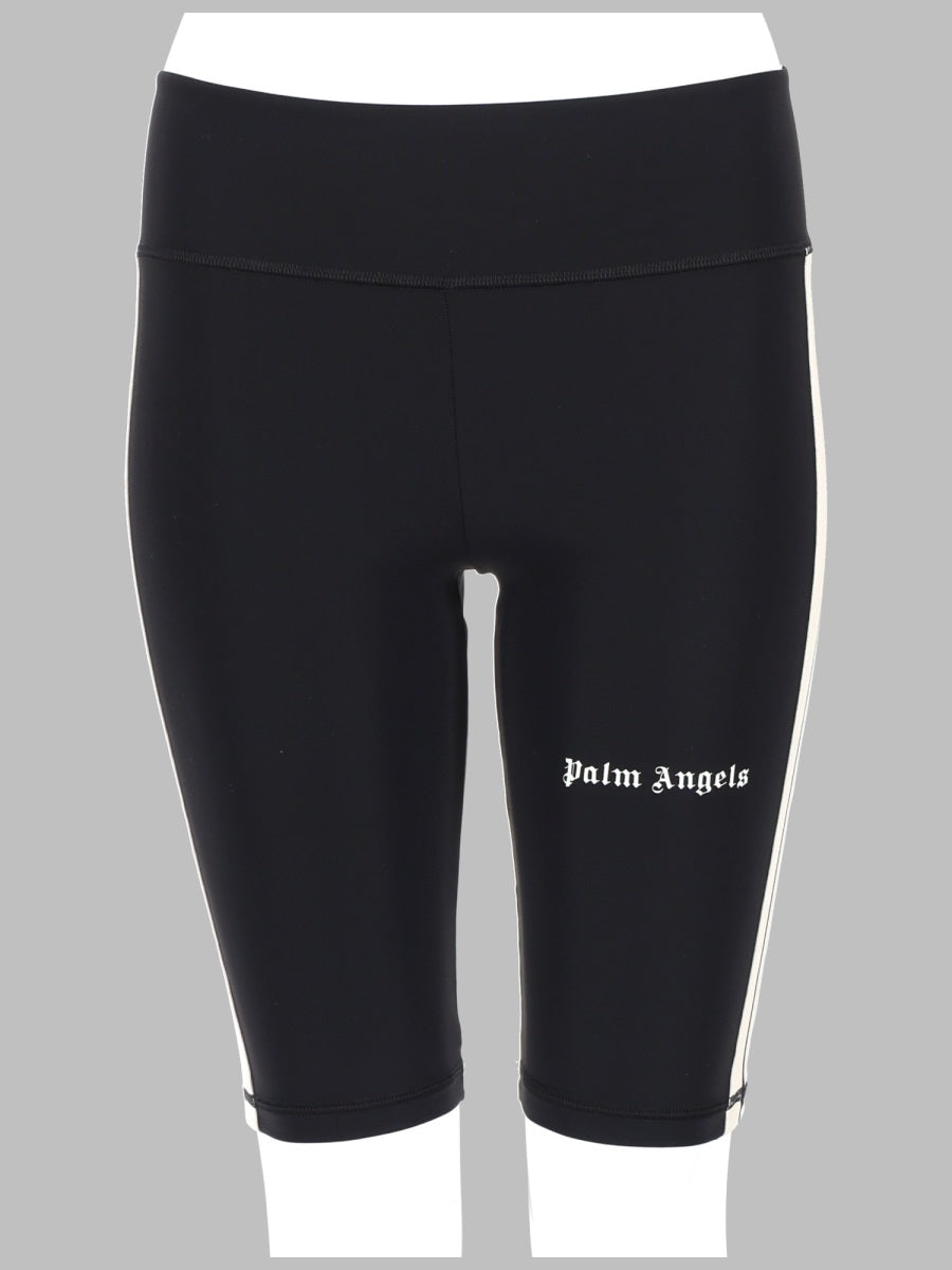 Palm Angels Women Shorts Track Biker Con Logo PALM ANGELS