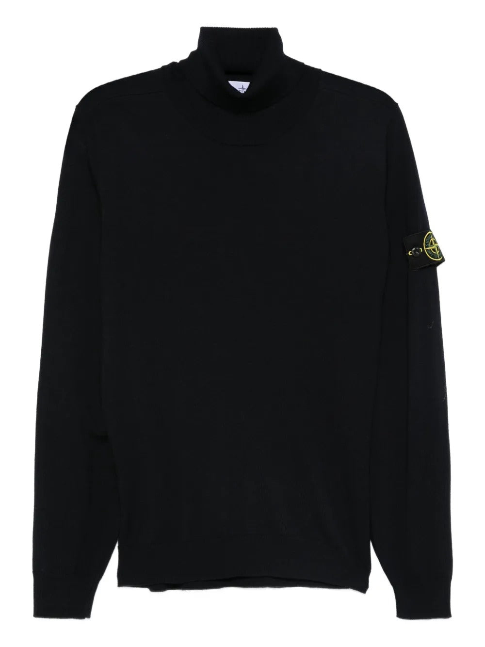 Stone Island Men Ribbed Wool Turtleneck Sweater STONE ISLAND