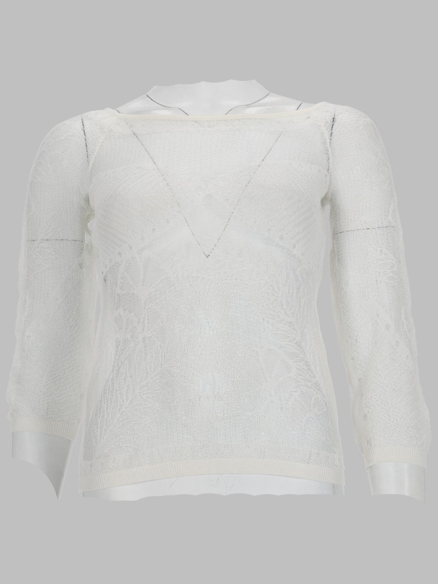 Alberta Ferretti Women Viscose Net Knit Top ALBERTA FERRETTI