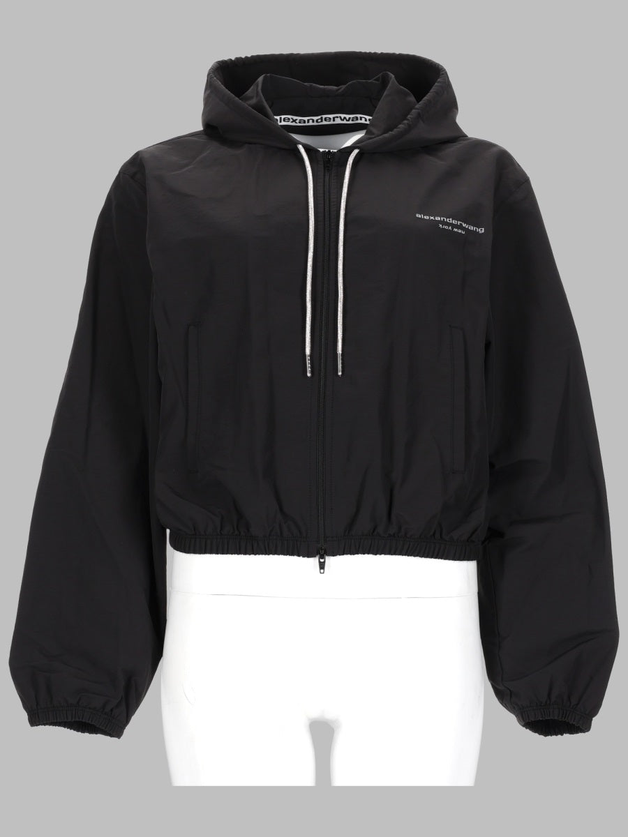 Alexander Wang Women Giacca Con Cappuccio E Logo ALEXANDER WANG