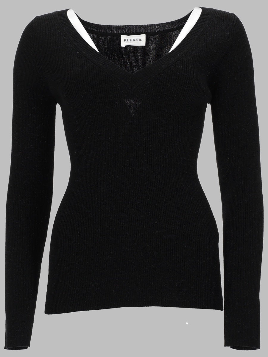 P.A.R.O.S.H. Women Maglia In Lana Con Scollo A V P.A.R.O.S.H.