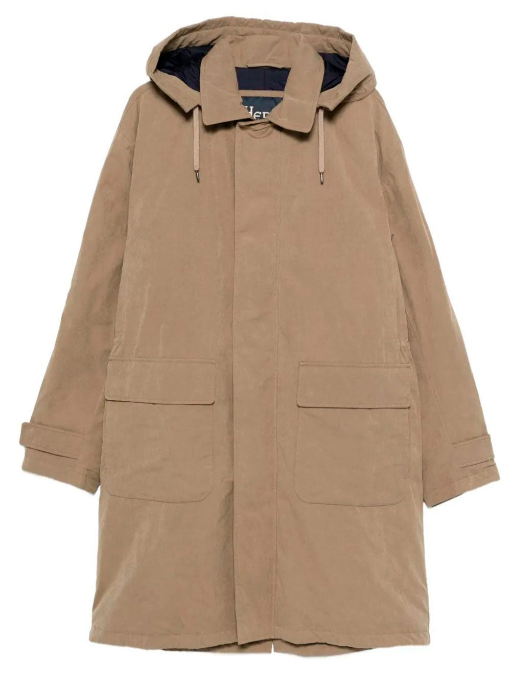 Herno Men Padded Long Parka With Hood HERNO