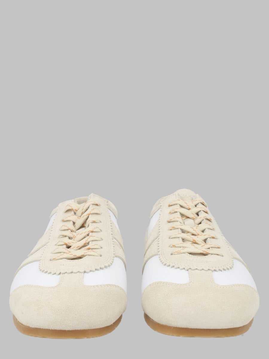 Dries Van Noten Men Sneaker In Pelle Con Dettagli In Suede DRIES VAN NOTEN