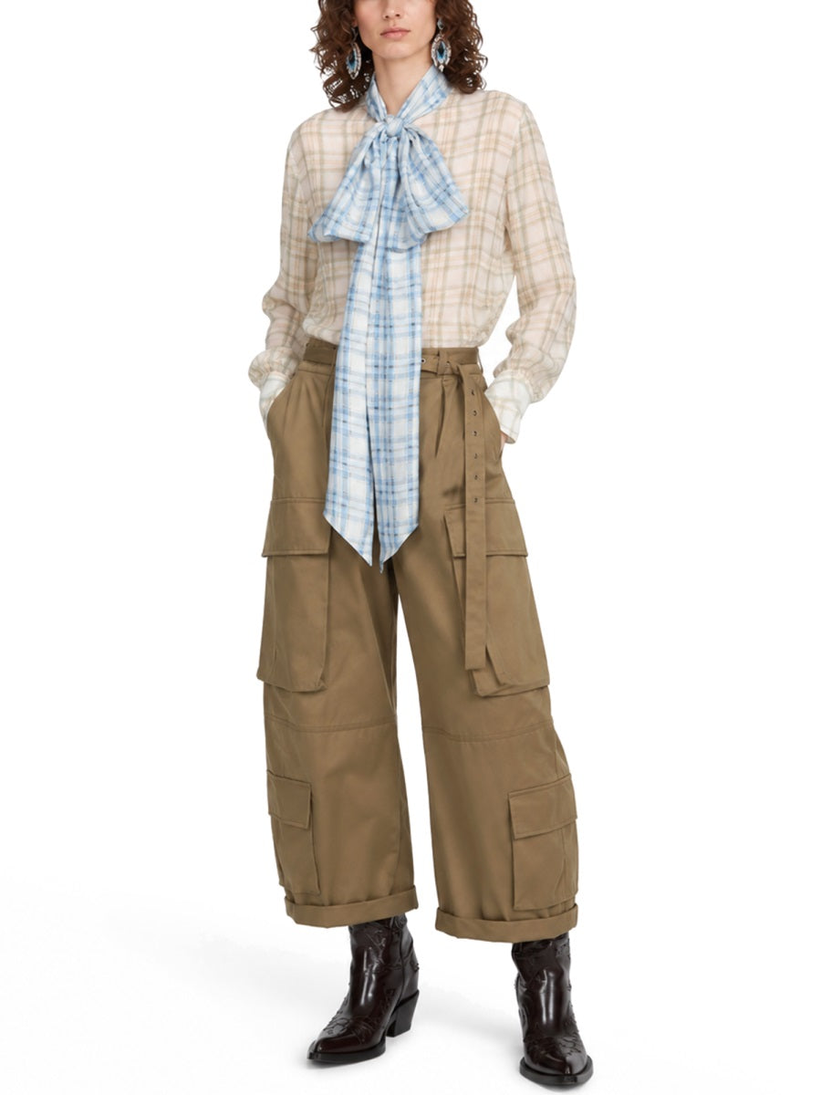 Acne Studios Women Blusa In Seta Con Fiocco ACNE STUDIOS