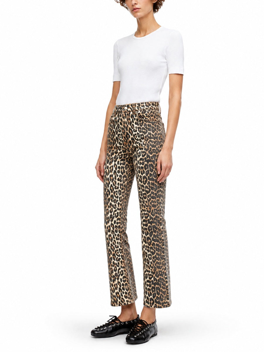 Ganni Women Jeans Animalier GANNI
