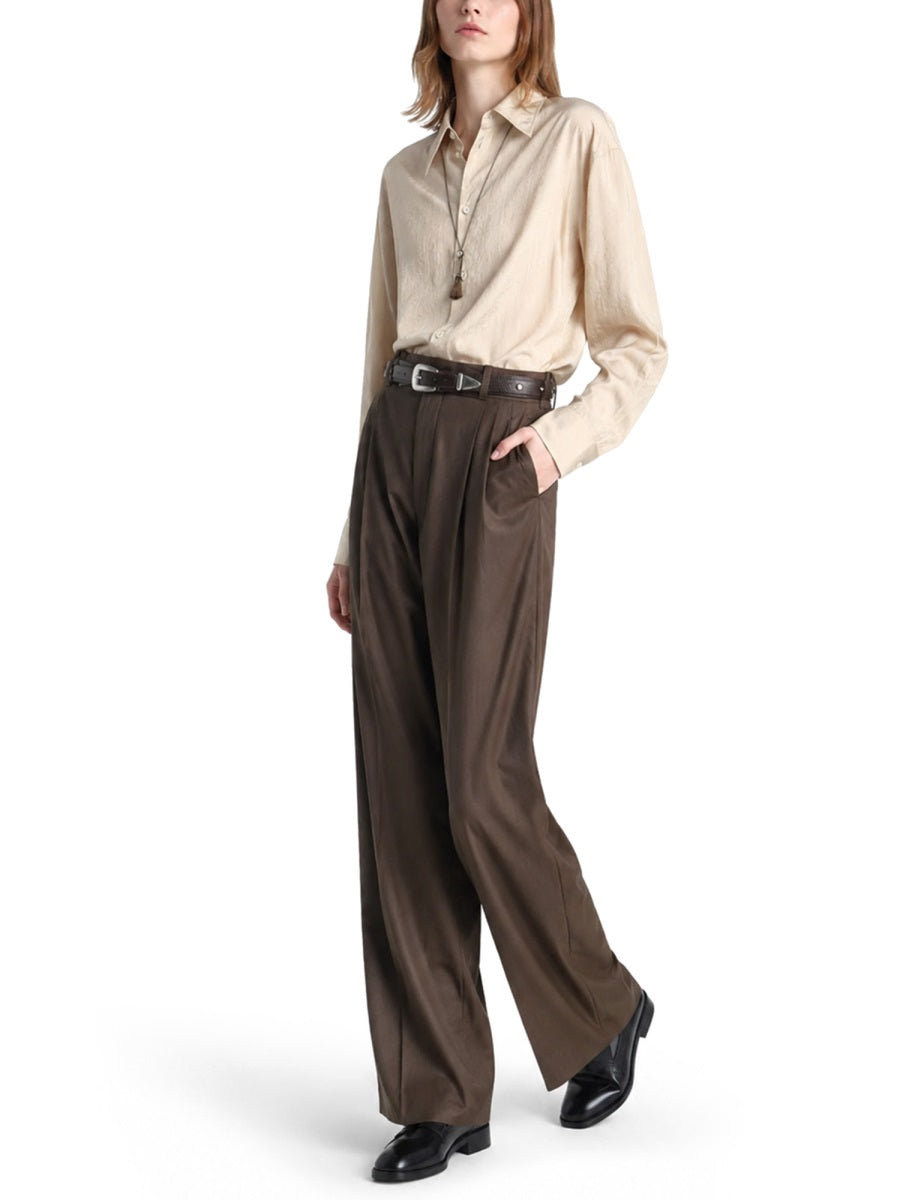 Lemaire Women Camicia Lunga Con Cravatta LEMAIRE