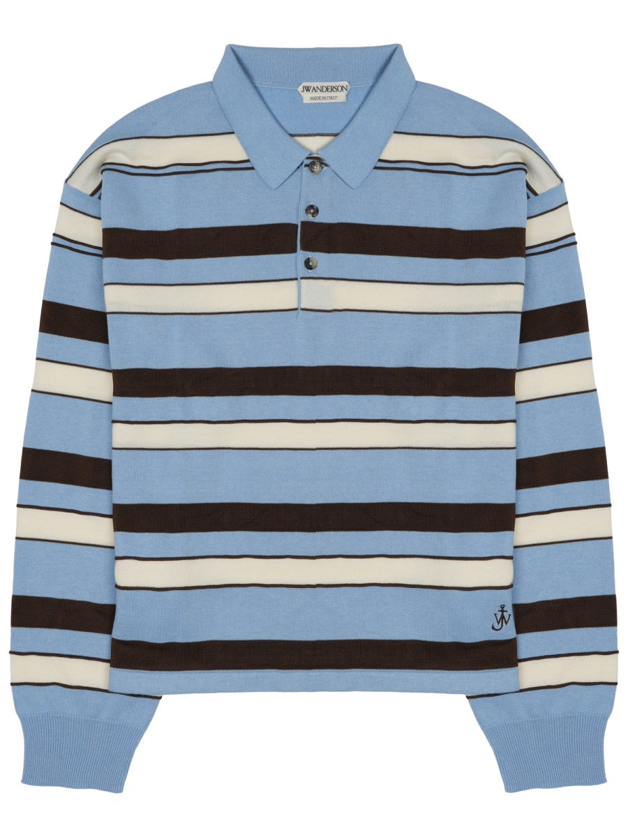 Jw Anderson Men Polo "Rugby" In Cotone J.W. ANDERSON