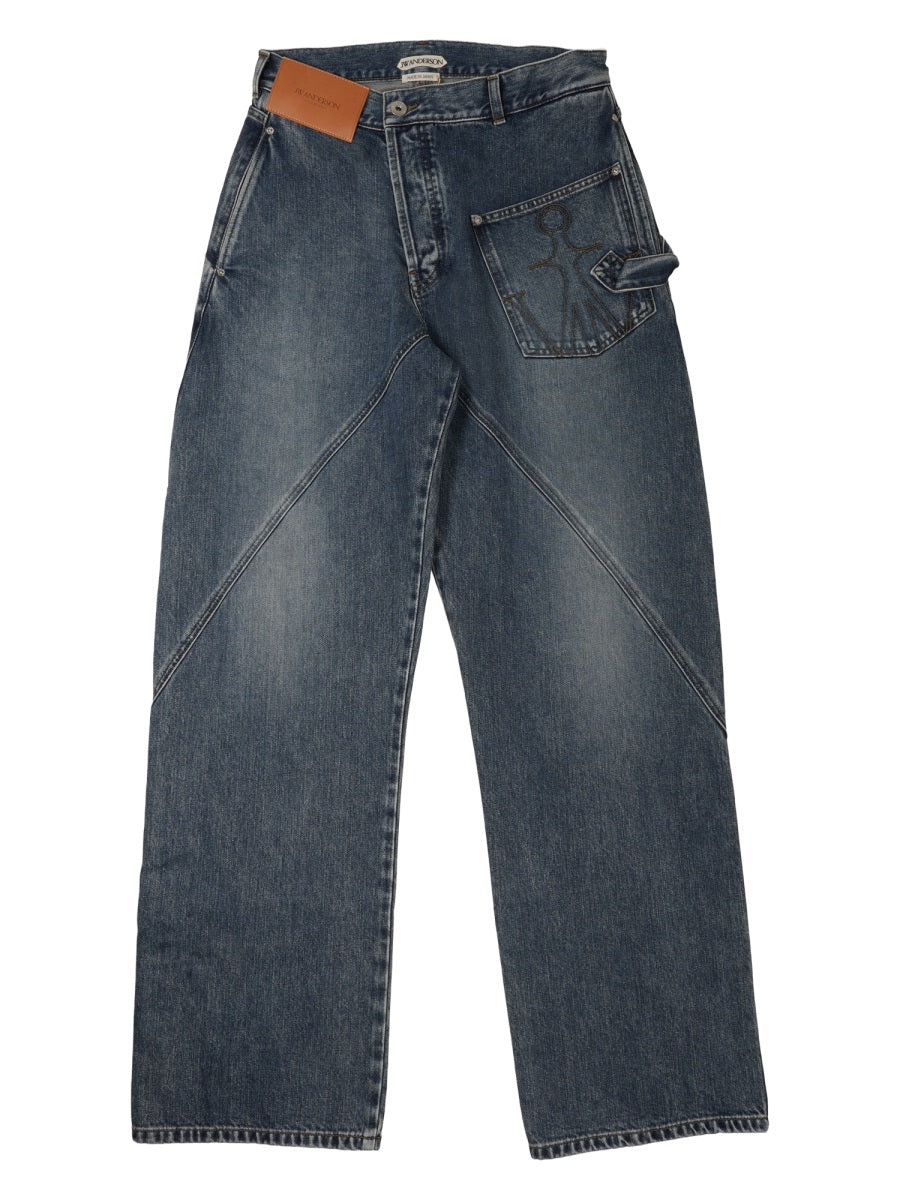 Jw Anderson Men Jeans "Twisted Workwear" J.W. ANDERSON
