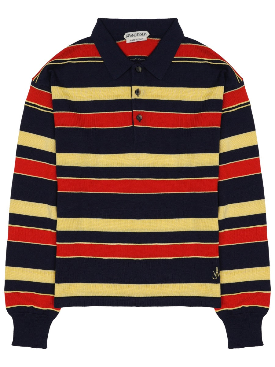 Jw Anderson Men Polo "Rugby" In Cotone J.W. ANDERSON