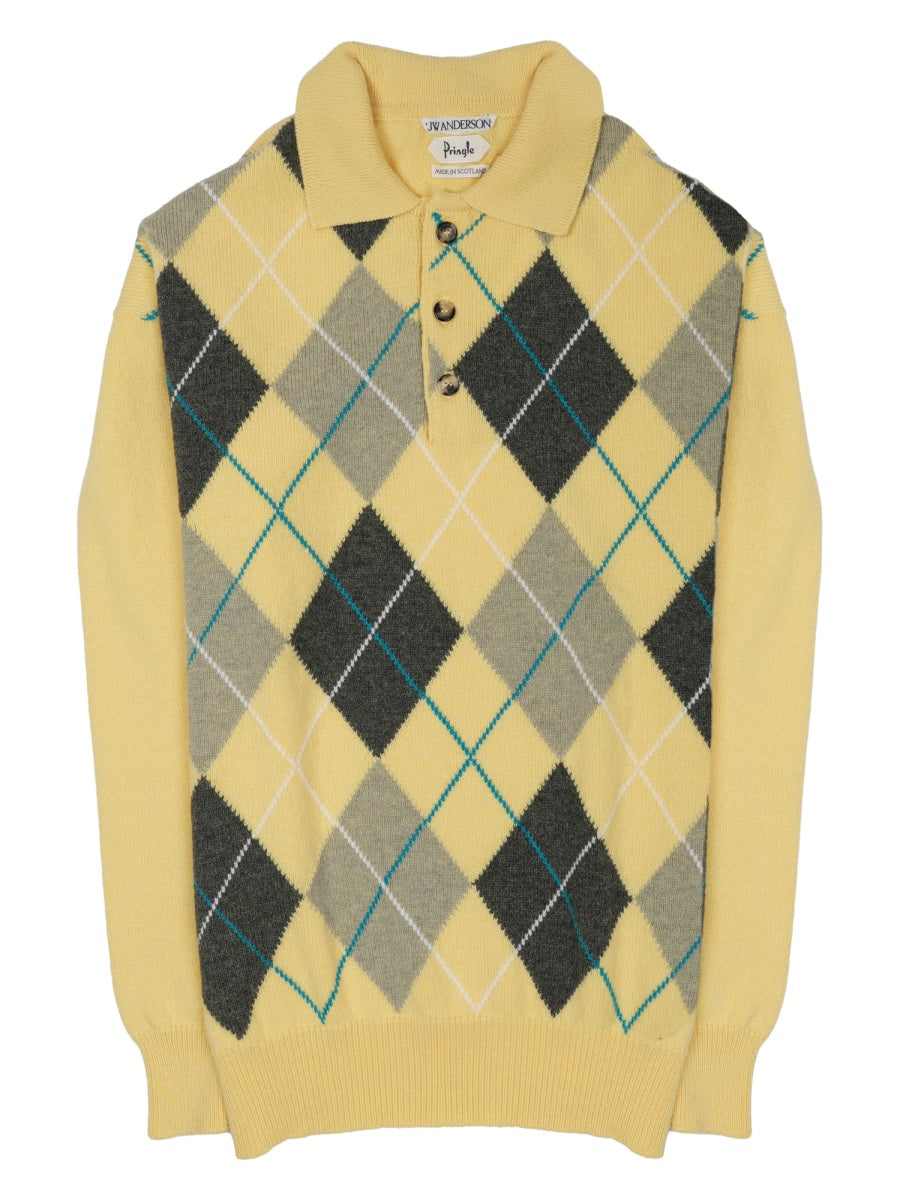 Jw Anderson Men Maglia Con Colletto Polo J.W. ANDERSON