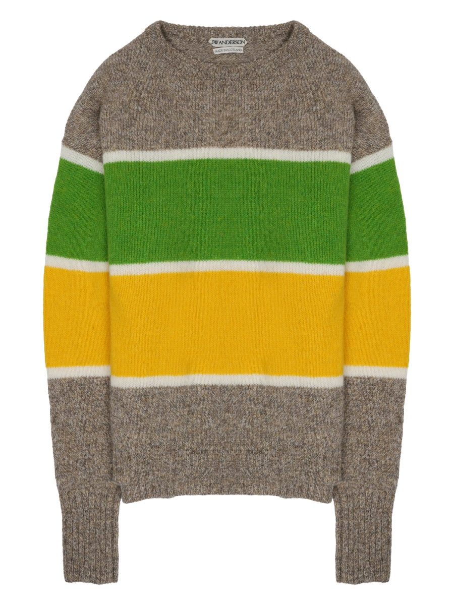 Jw Anderson Men Maglia In Lana A Righe J.W. ANDERSON