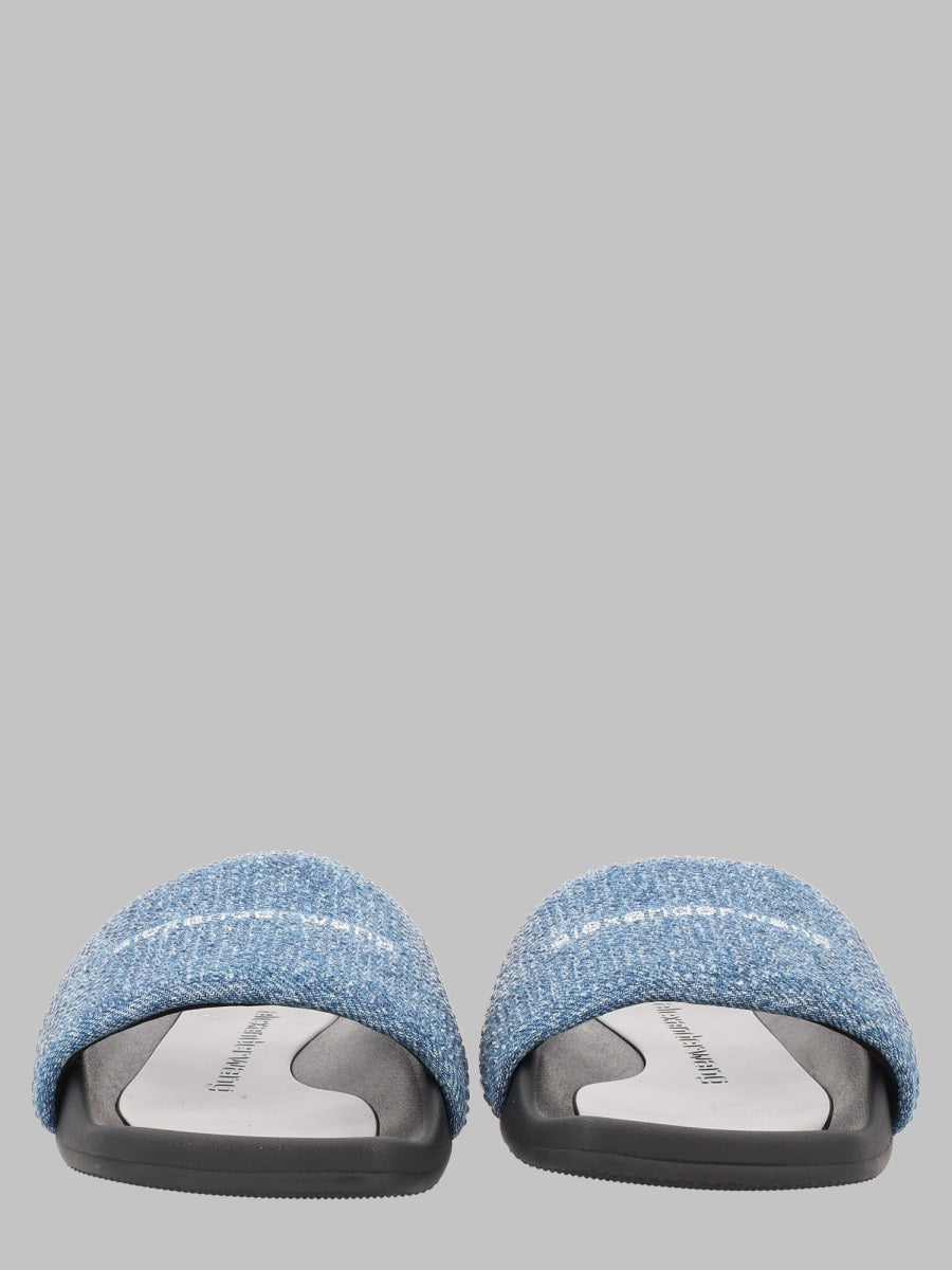 Alexander Wang Women Sandalo Slide In Denim ALEXANDER WANG