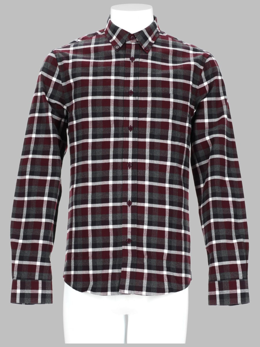 Acne Studios Men Camicia In Cotone A Quadri ACNE STUDIOS