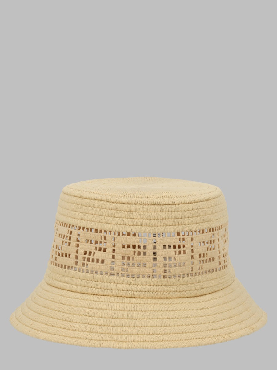 Fendi Women Cappello Bucket In Rafia FENDI