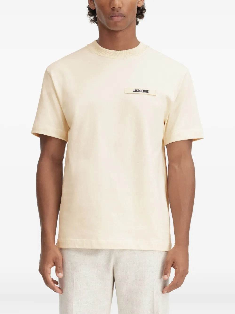 Jacquemus Men Le T-Shirt Gros Grain In Cotton JACQUEMUS