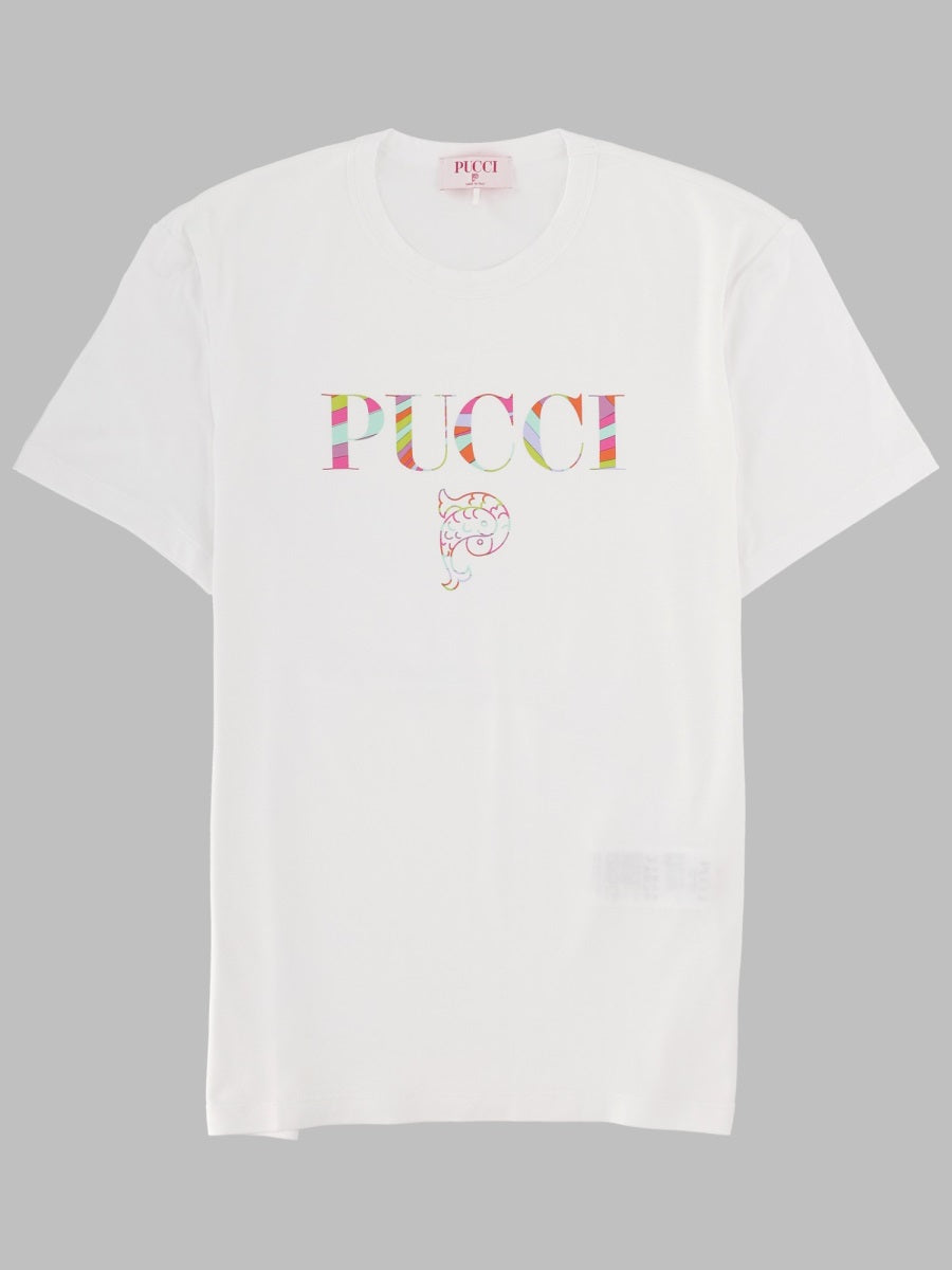 Pucci Women T-Shirt Con Logo PUCCI