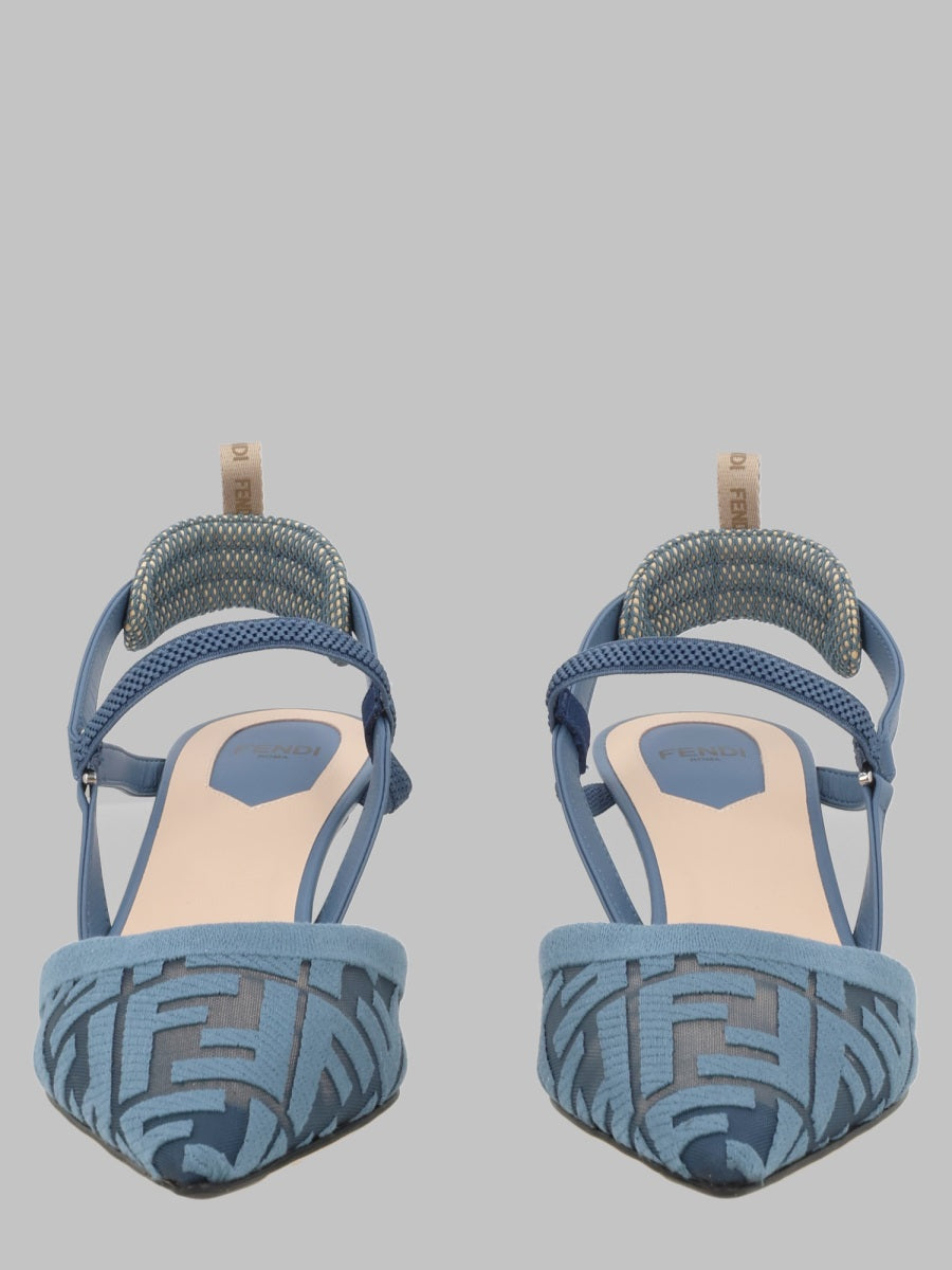 Fendi Women Slingback "Colibrì Lite" Con Tacco Medio FENDI
