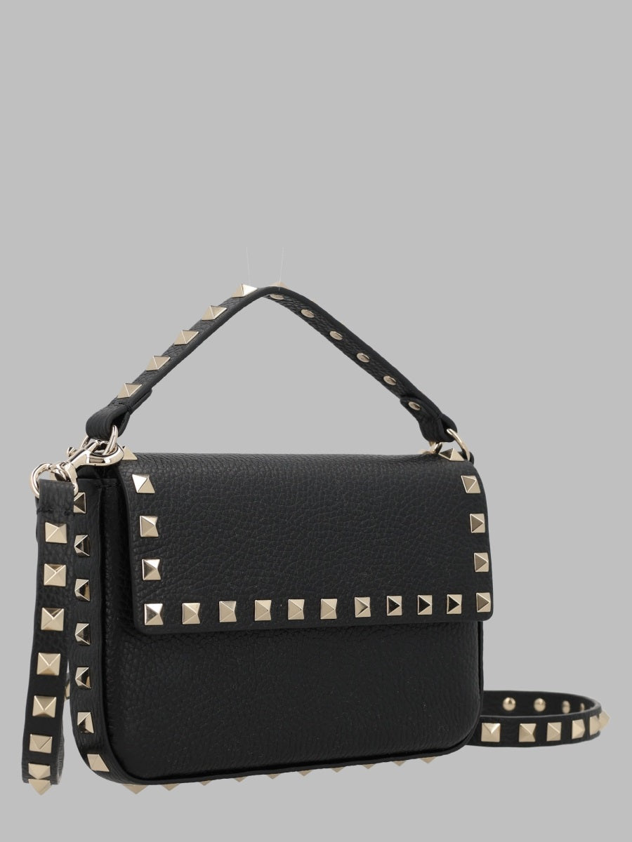 Valentino Garavani Women Pouch Rockstud In Vitello Granato VALENTINO GARAVANI