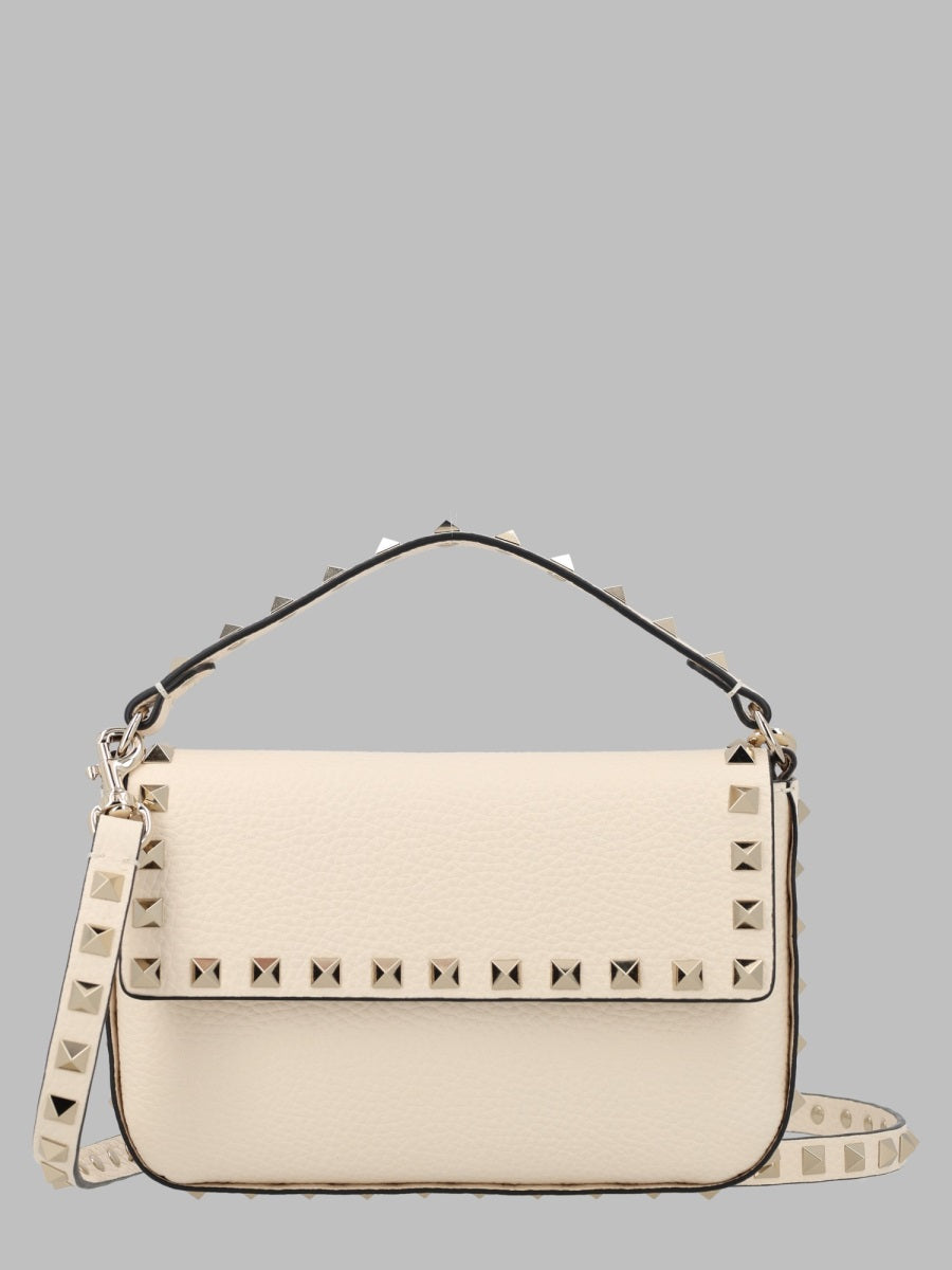 Valentino Garavani Women Pouch Rockstud In Vitello Granato VALENTINO GARAVANI