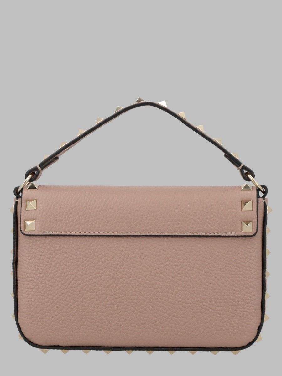 Valentino Garavani Women Pouch Rockstud In Vitello Granato VALENTINO GARAVANI