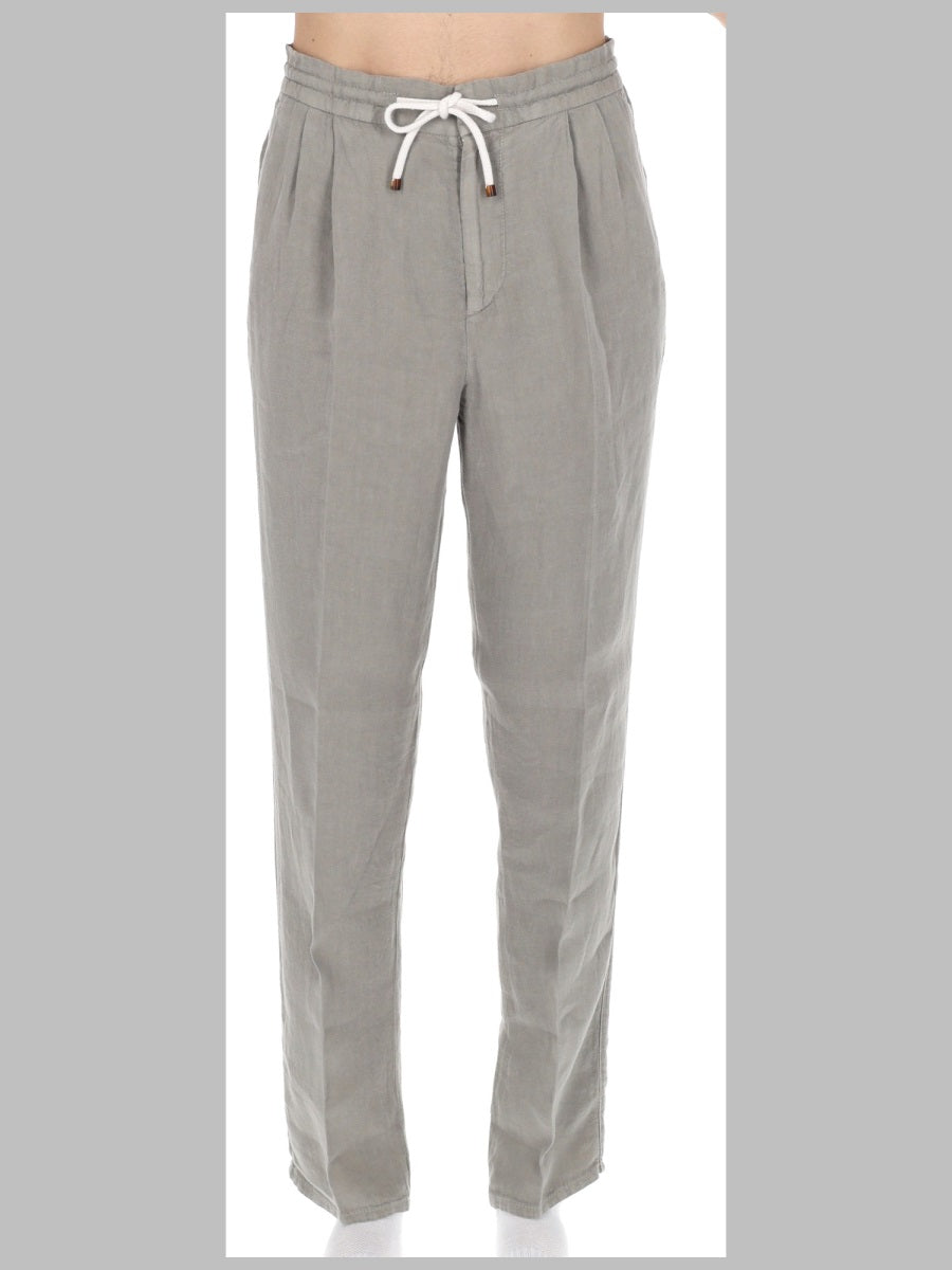 Brunello Cucinelli Men Pantalone In Lino BRUNELLO CUCINELLI