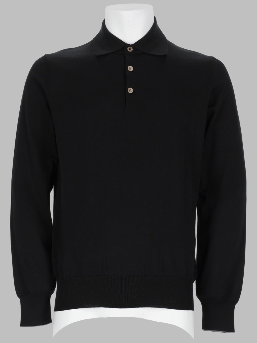 Brunello Cucinelli Men Polo In Maglia Di Cotone BRUNELLO CUCINELLI