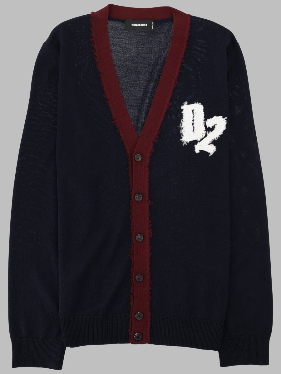 Dsquared Men Cardigan In Lana DSQUARED2