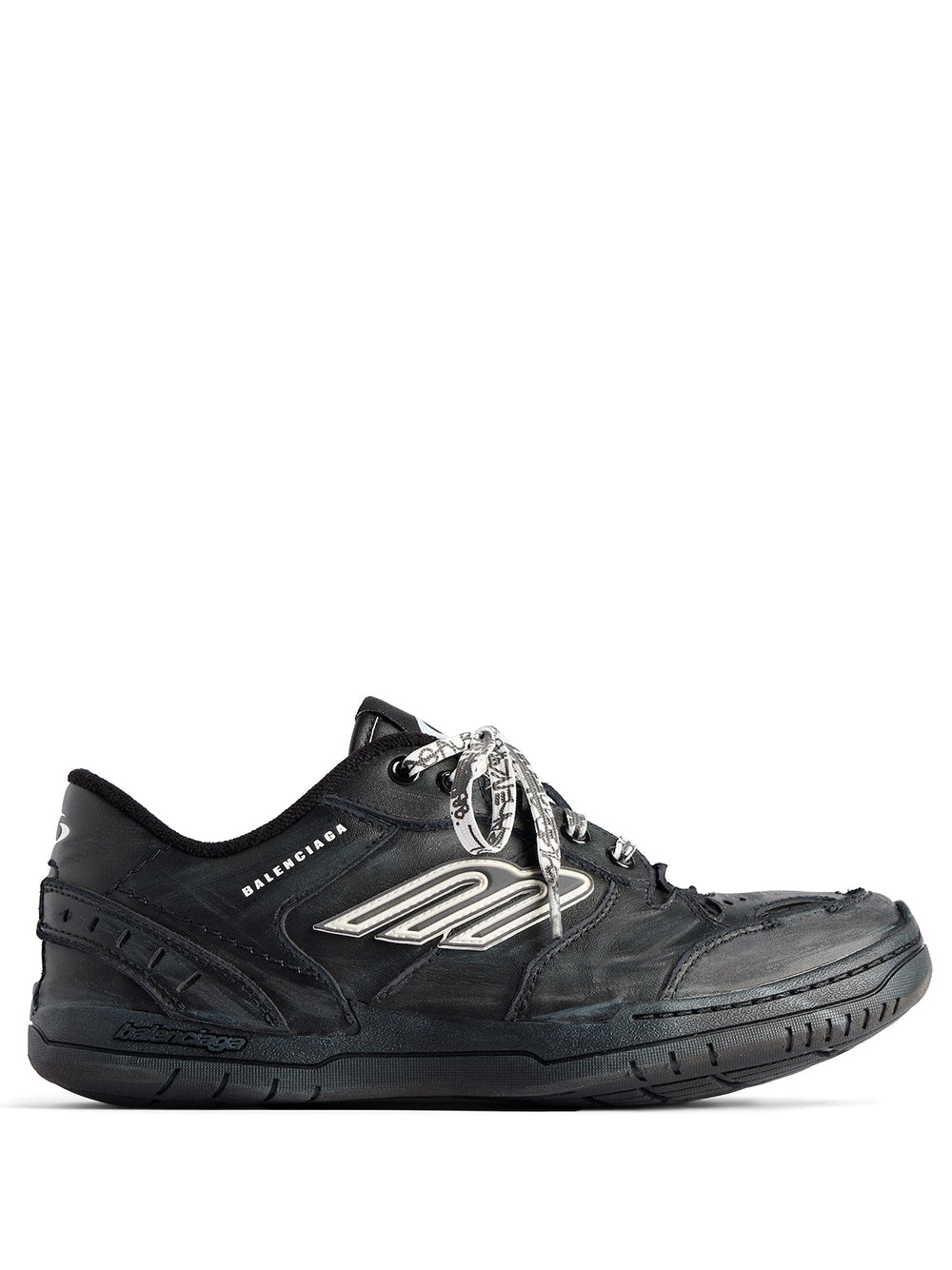 Balenciaga Men Hamptons Worn-Out Effect Sneakers BALENCIAGA