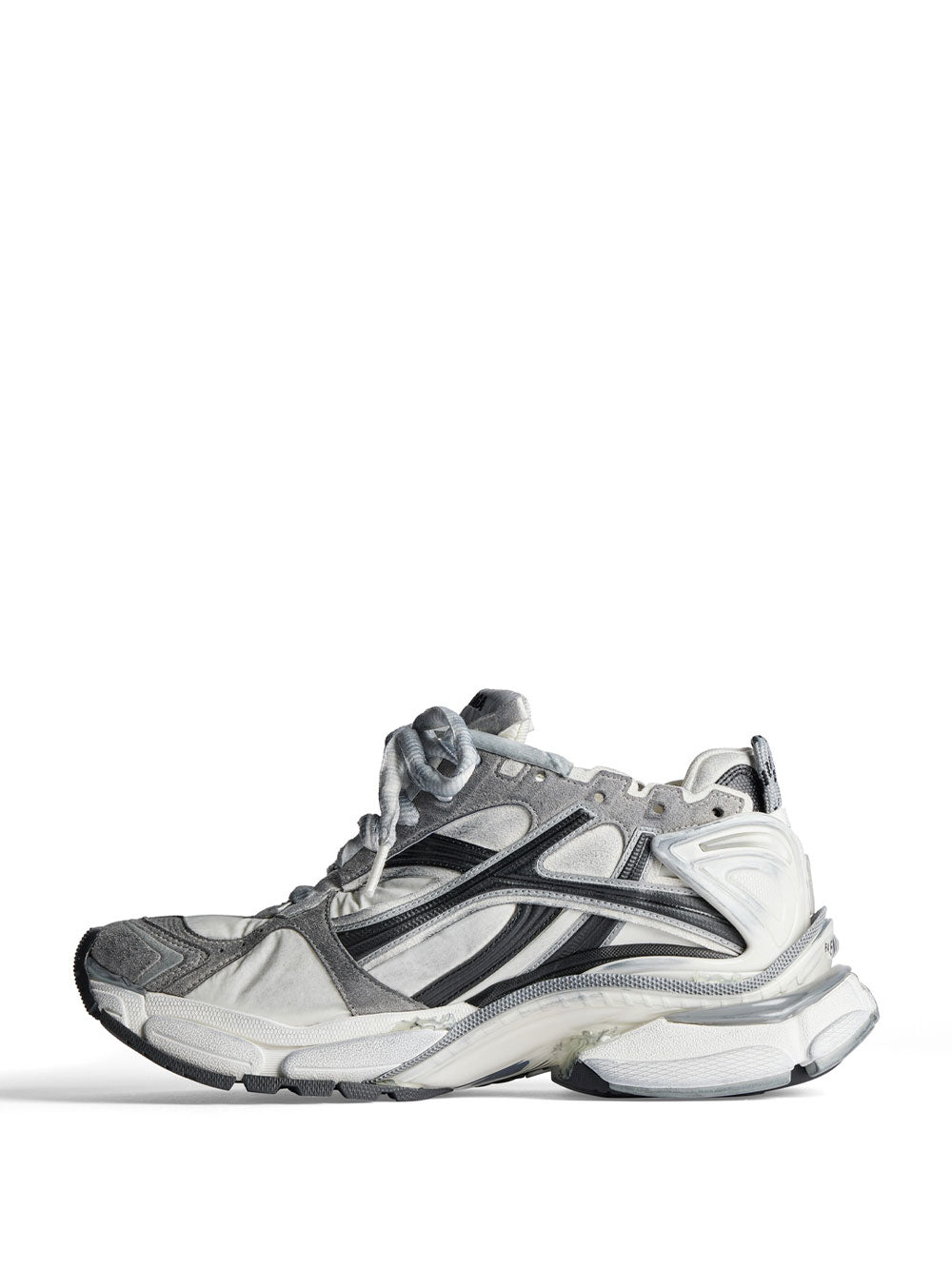 Balenciaga Men Nylon And Suede-Like Fabric Runner Sneakers BALENCIAGA