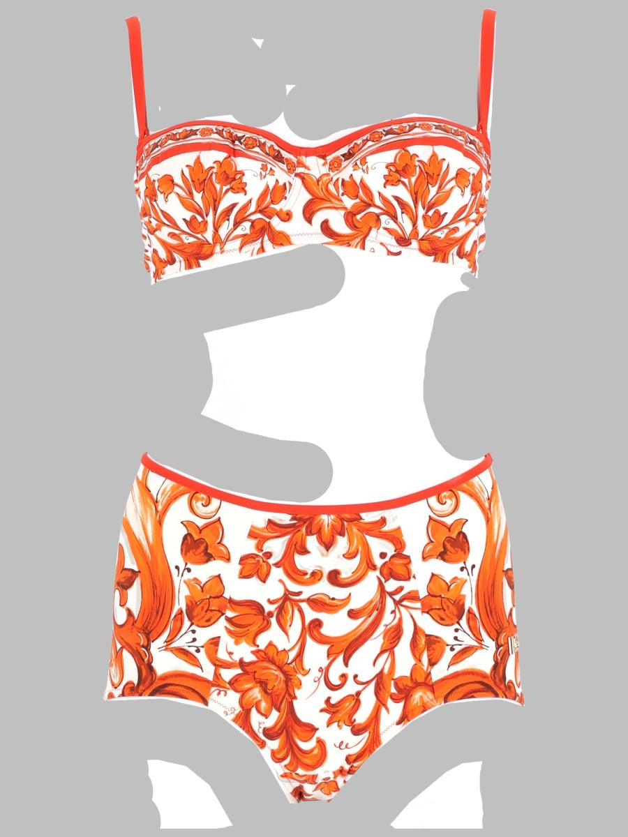 Dolce & Gabbana Women Bikini Stampa Maiolica DOLCE & GABBANA