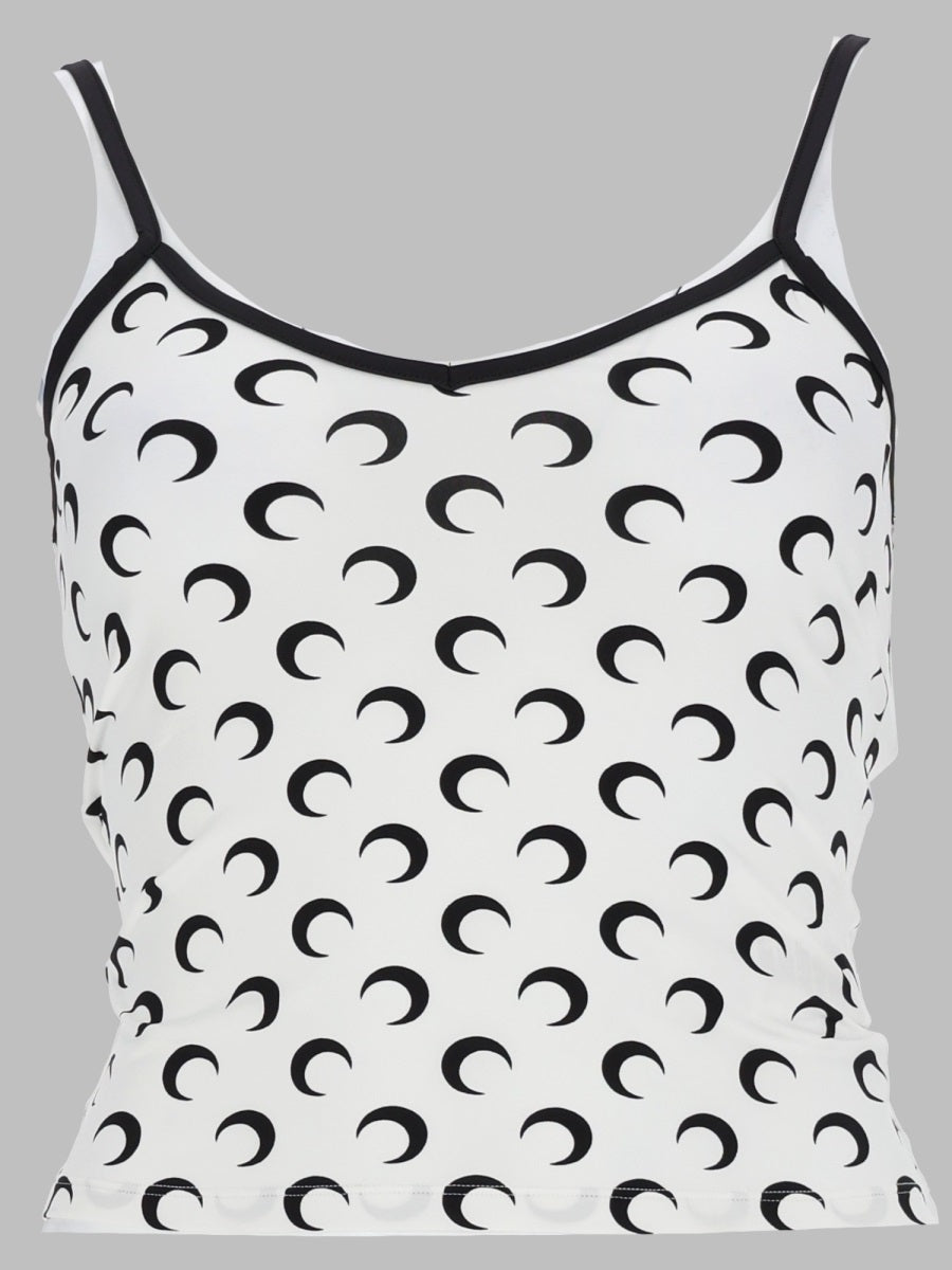 Marine Serre Women Top "Moon" In Jersey MARINE SERRE
