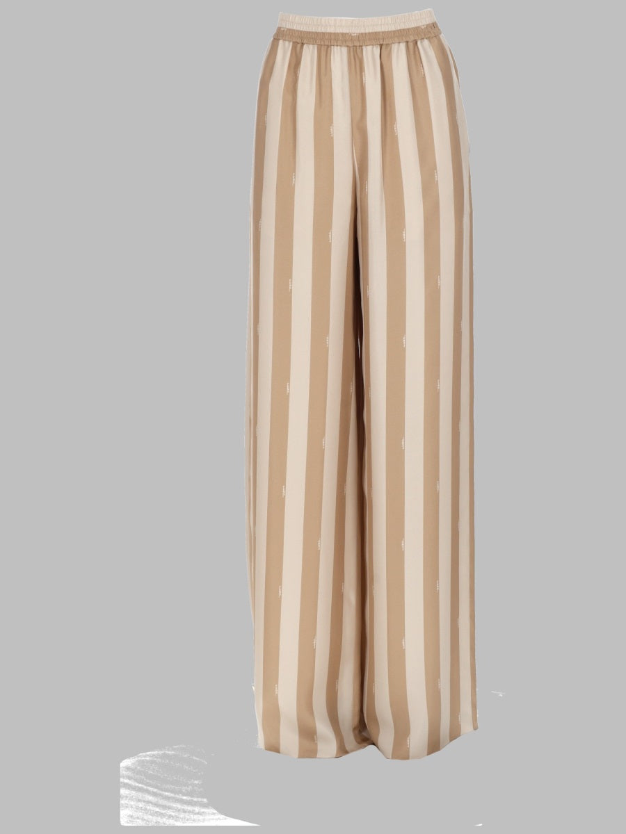 Fendi Women Pantalone In Seta Pequin FENDI