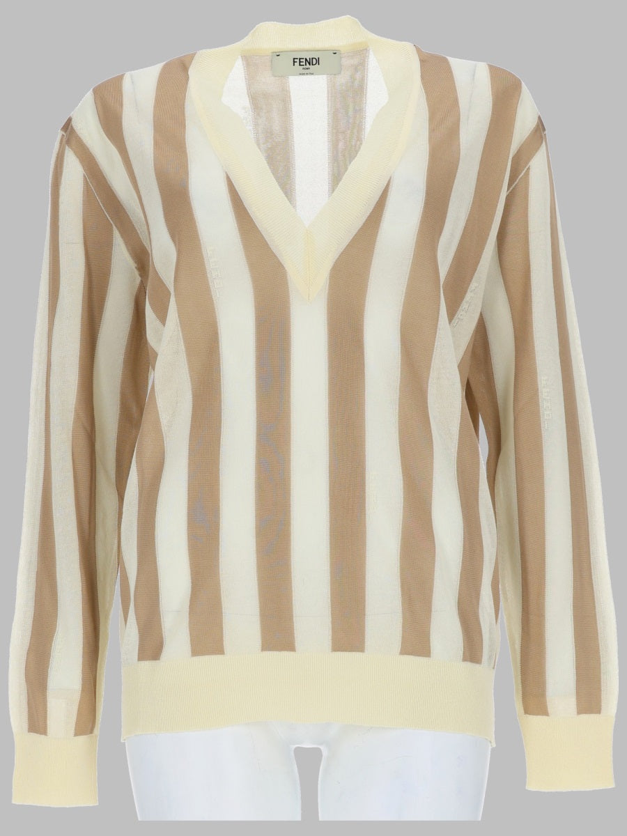 Fendi Women Maglia In Seta Pequin FENDI