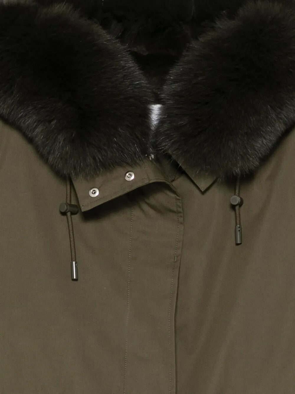 Yves Salomon Women Fur Hood Long Parka YVES SALOMON