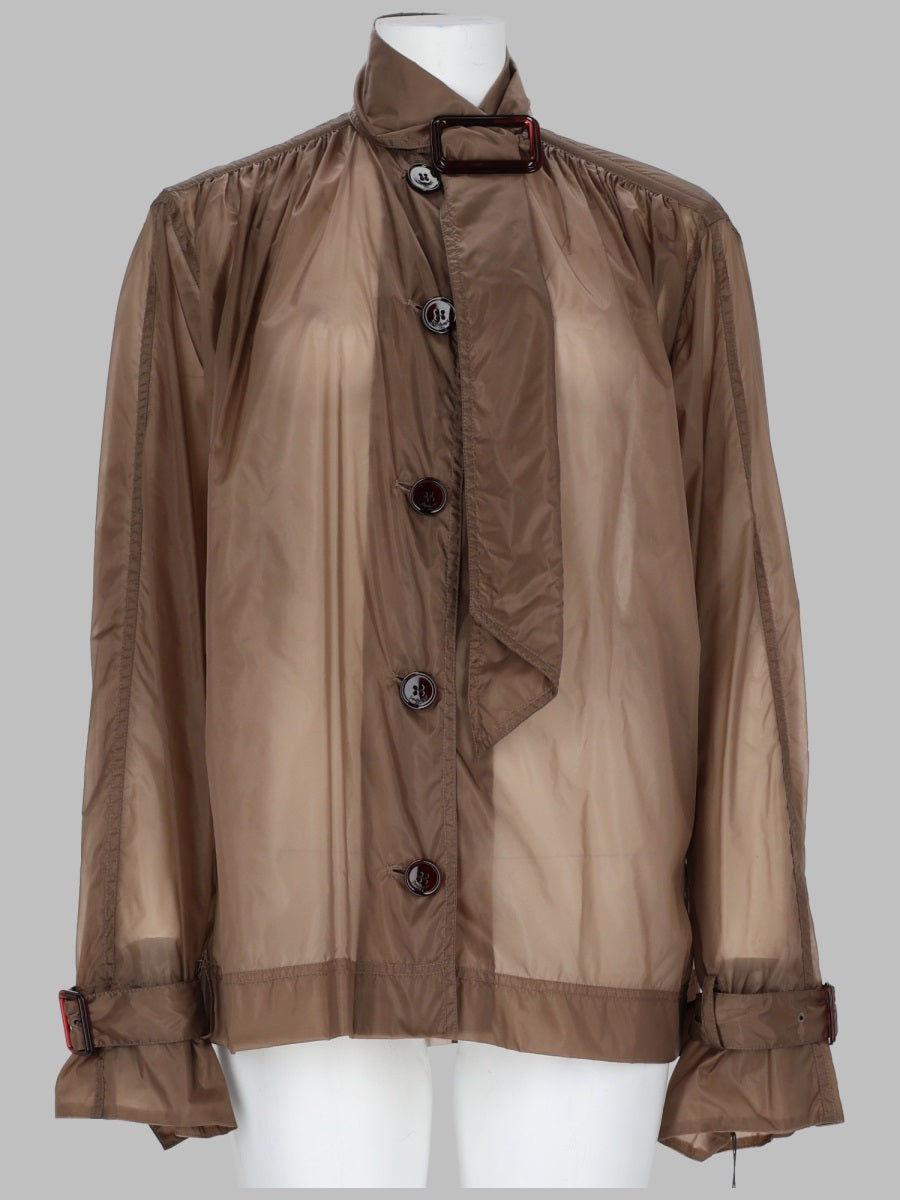 Saint Laurent Women Blusa In Nylon Con Collo Lavallière SAINT LAURENT