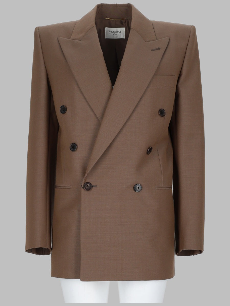 Saint Laurent Women Giacca In Lana E Mohair Leggeri SAINT LAURENT