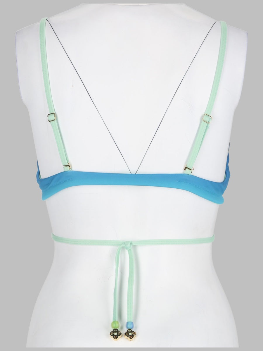 Casablanca Women Top Bikini Con Stampa Gradient E Perline CASABLANCA