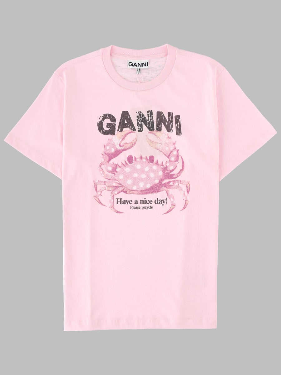 Ganni Women T-Shirt Con Stampa GANNI