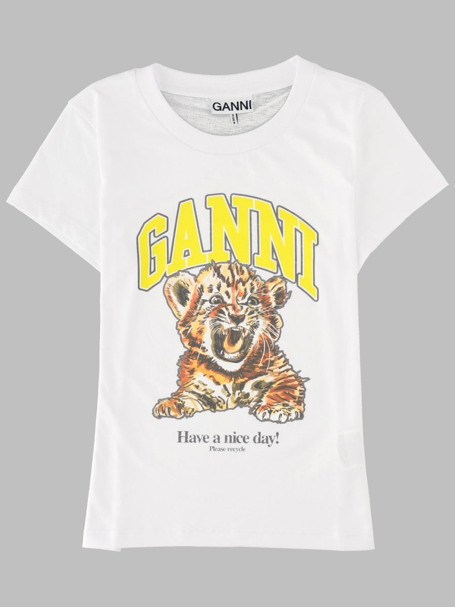 Ganni Women T-Shirt "Tiger" GANNI